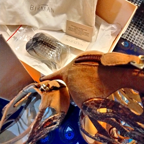 Authentic Alexander Birman Python Skin Heels - Picture 5 of 10